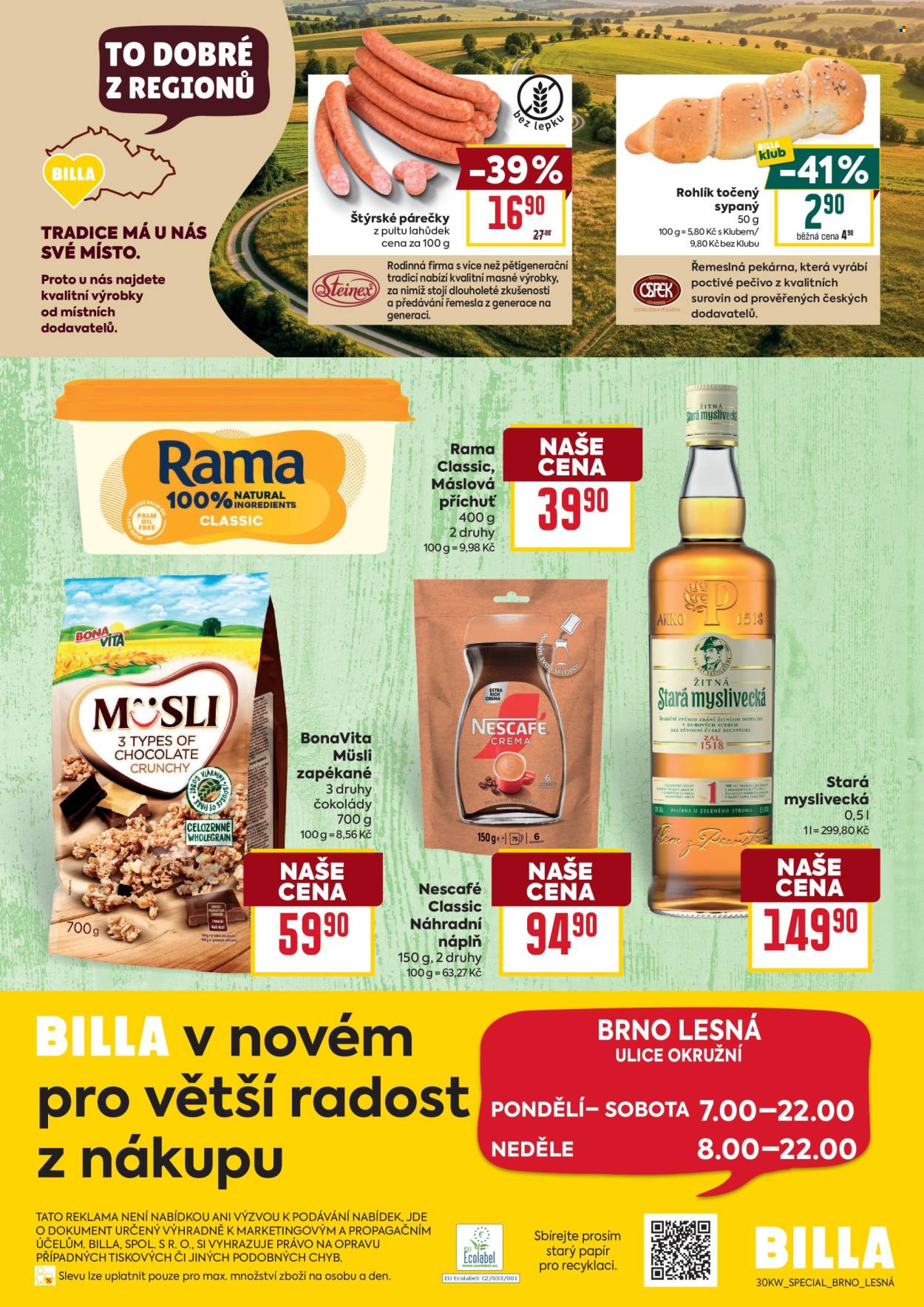 Leták BILLA - 22.7.2026 - 28.7.2026. Strana 2