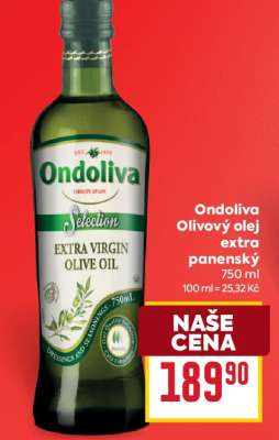 Ondoliva Olivový olej extra panenský