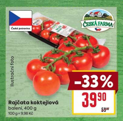 Rajčata koktejlová