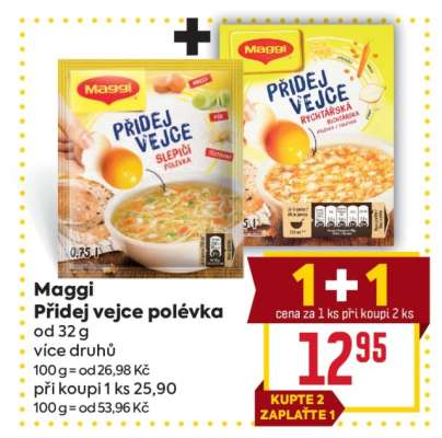 Maggi Přidej vejce polévka