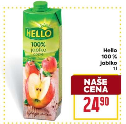 HELLO 100% jablko
