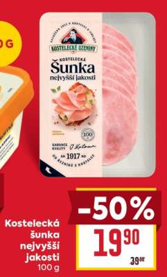 Kostelecká šunka nejvyšší jakosti