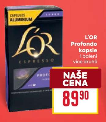 L'OR Profondo kapsle