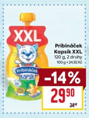 Pribináček Kapsík XXL