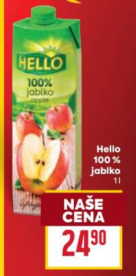 HELLO 100% jablko