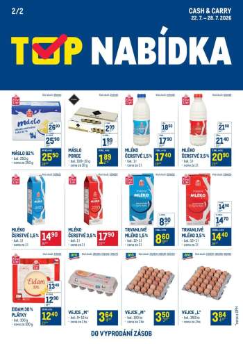 Leták MAKRO - 22.7.2026 - 28.7.2026.