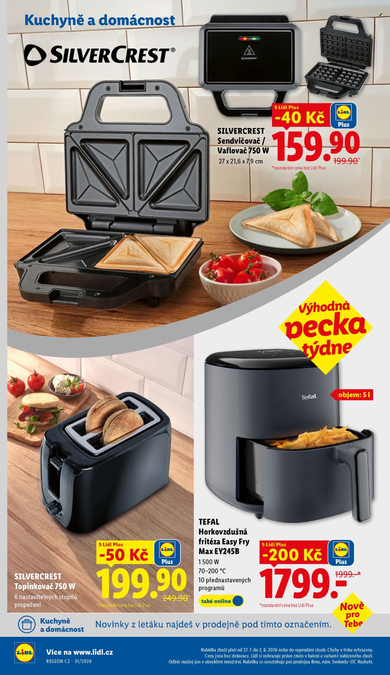 Leták Lidl - 27.7.2026 - 29.7.2026. Strana 34