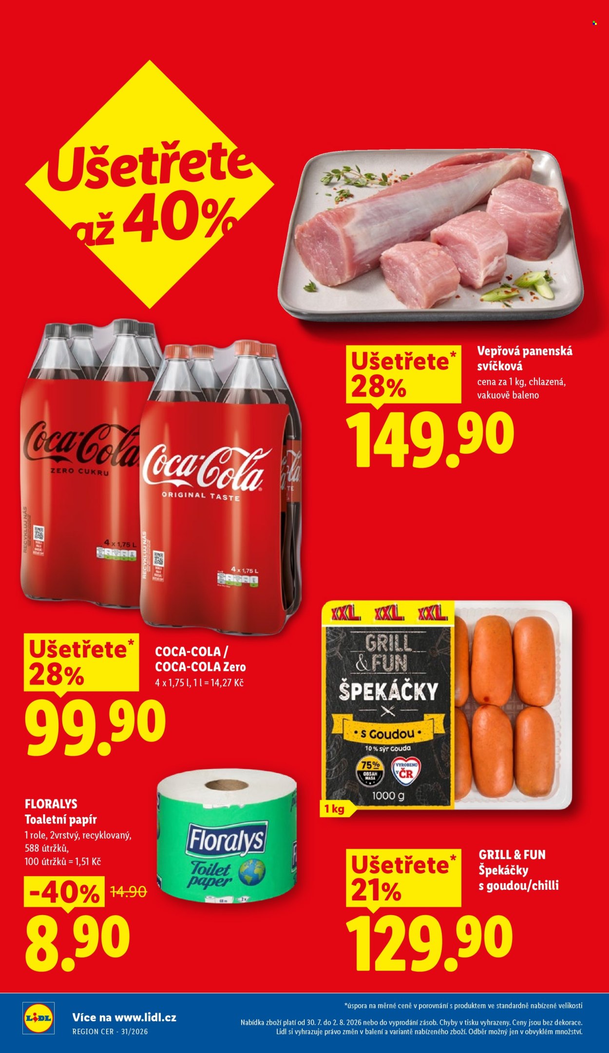 Leták Lidl - 30.7.2026 - 2.8.2026. Strana 2
