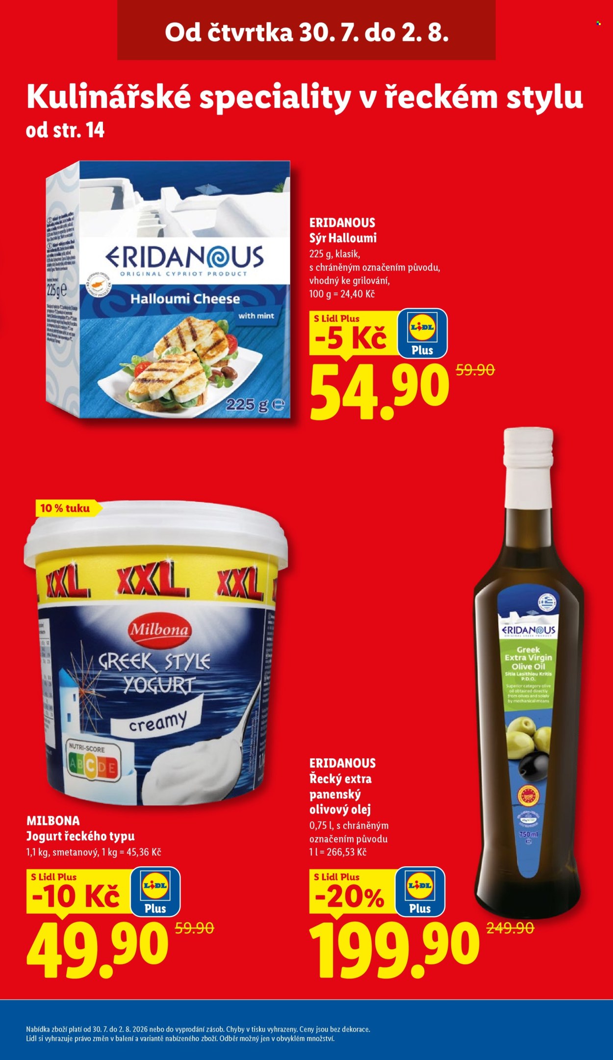 Leták Lidl - 30.7.2026 - 2.8.2026. Strana 3
