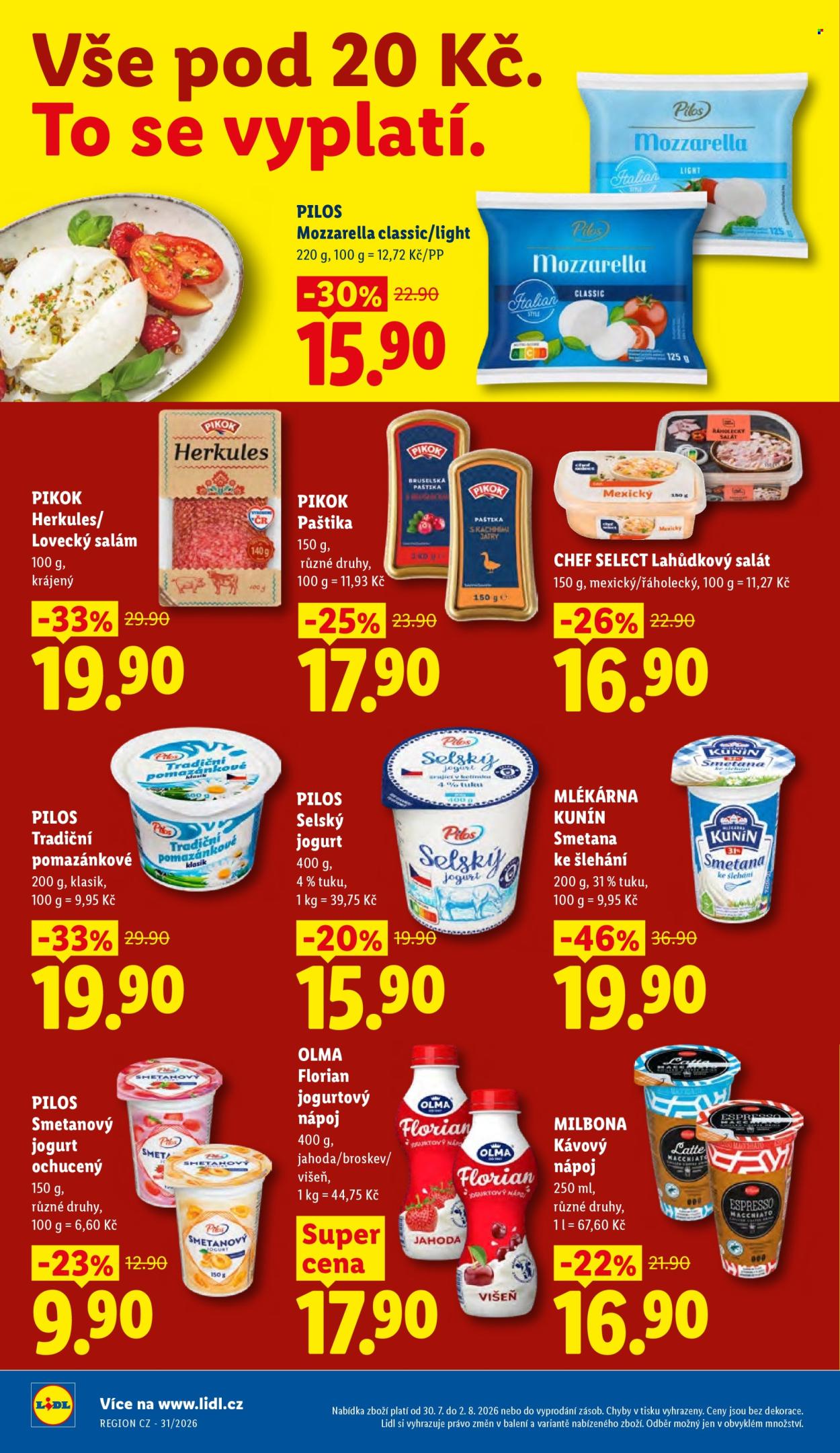 Leták Lidl - 30.7.2026 - 2.8.2026. Strana 24