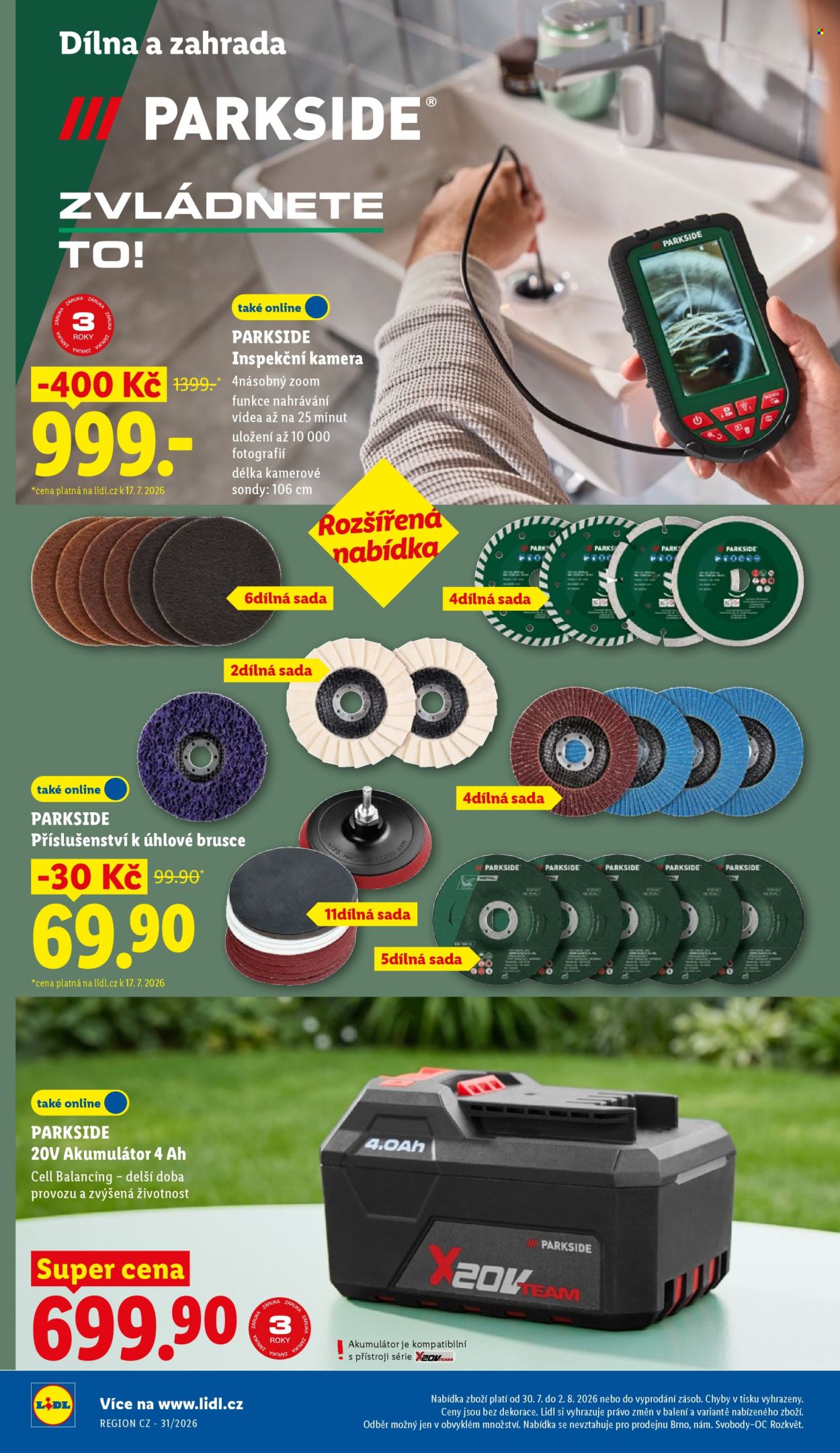 Leták Lidl - 30.7.2026 - 2.8.2026. Strana 38