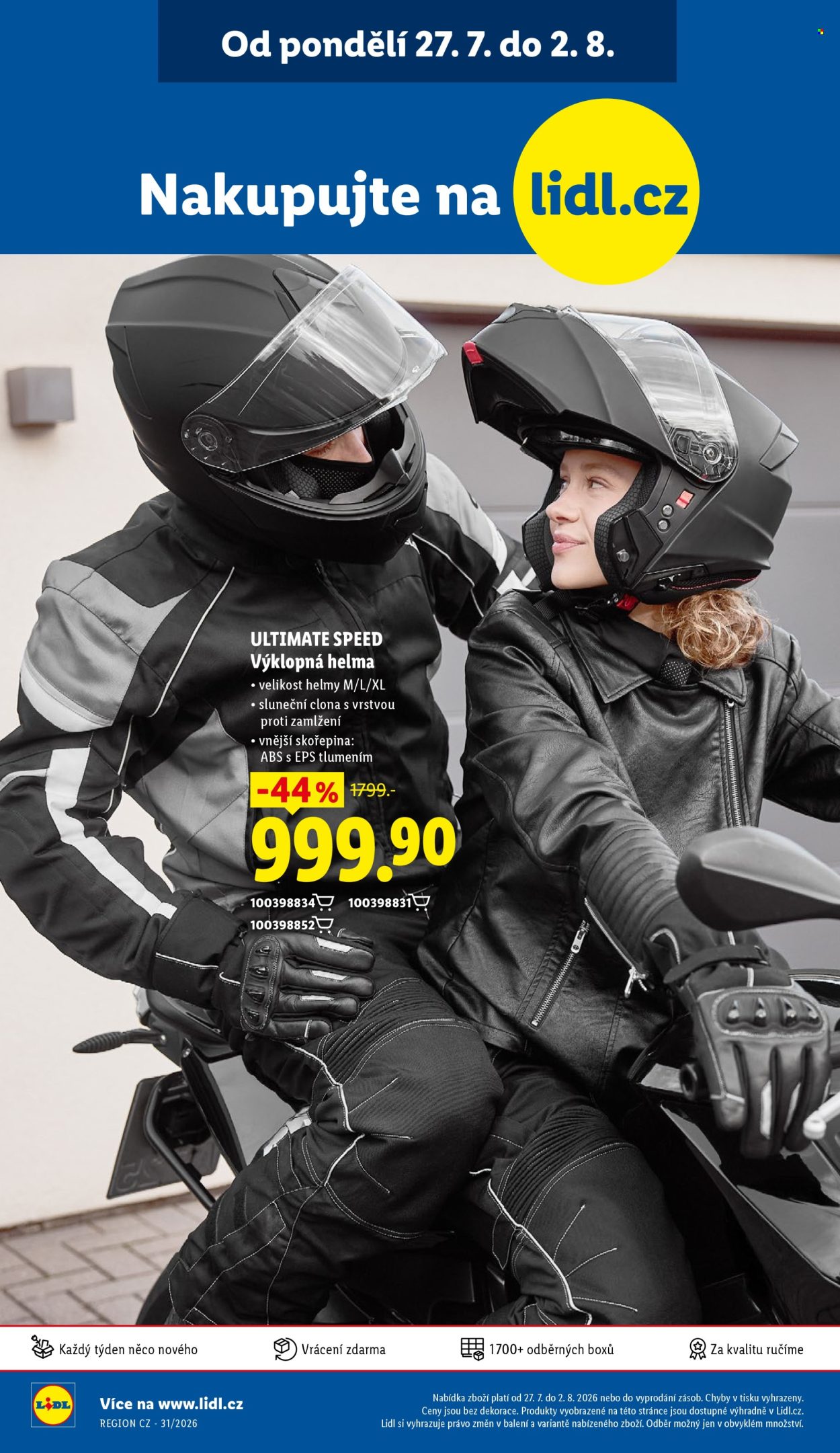 Leták Lidl - 30.7.2026 - 2.8.2026. Strana 52