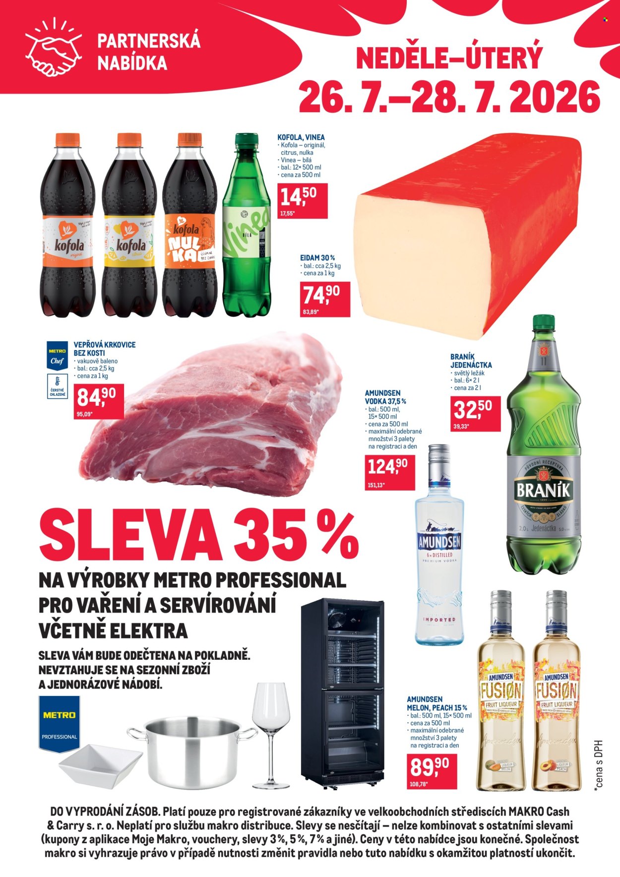 Leták MAKRO - 26.7.2026 - 28.7.2026. Strana 1