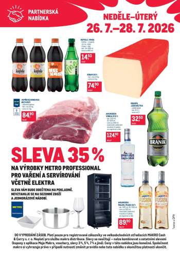 Leták MAKRO - 26.7.2026 - 28.7.2026.