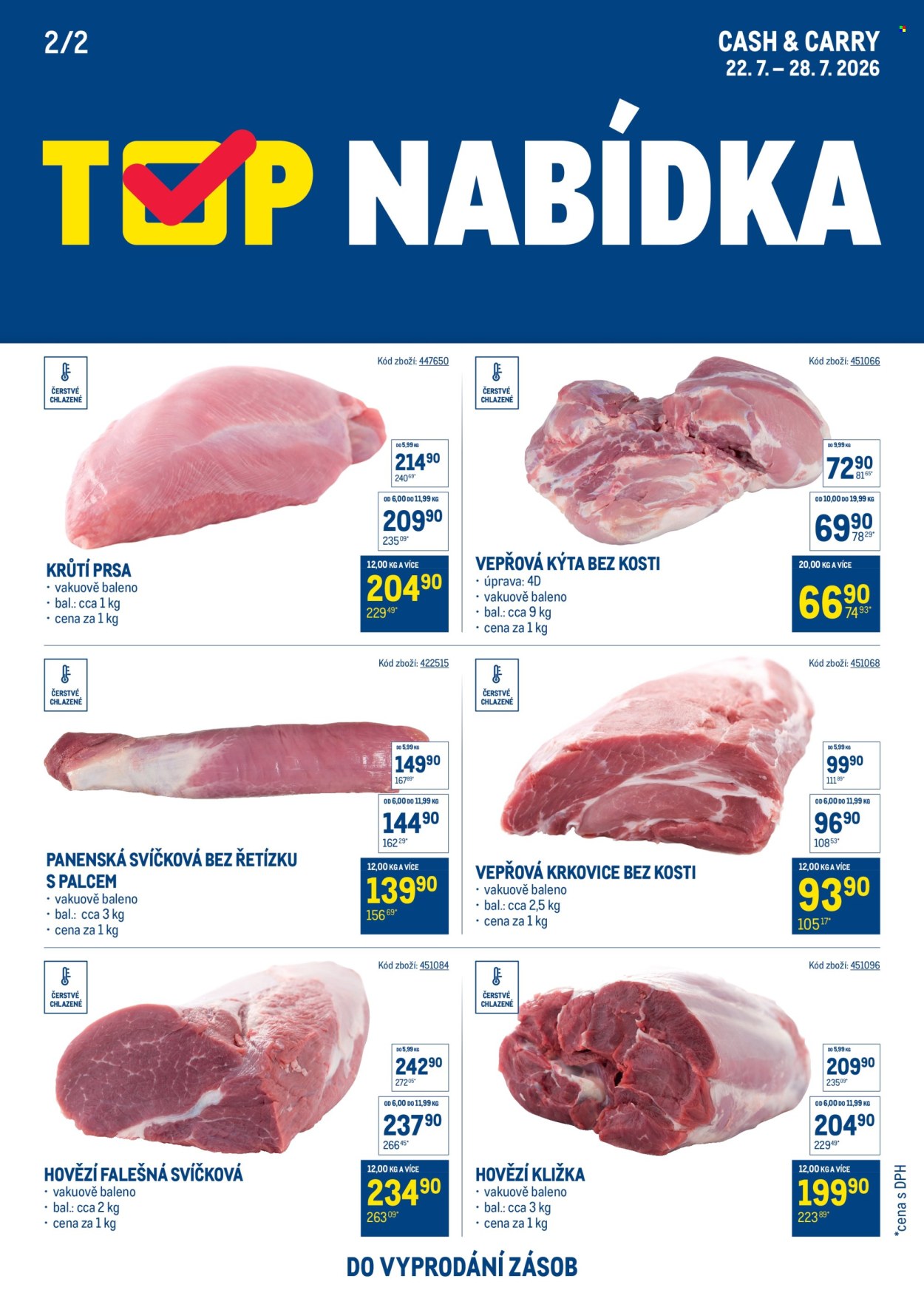 Leták MAKRO - 22.7.2026 - 28.7.2026. Strana 2