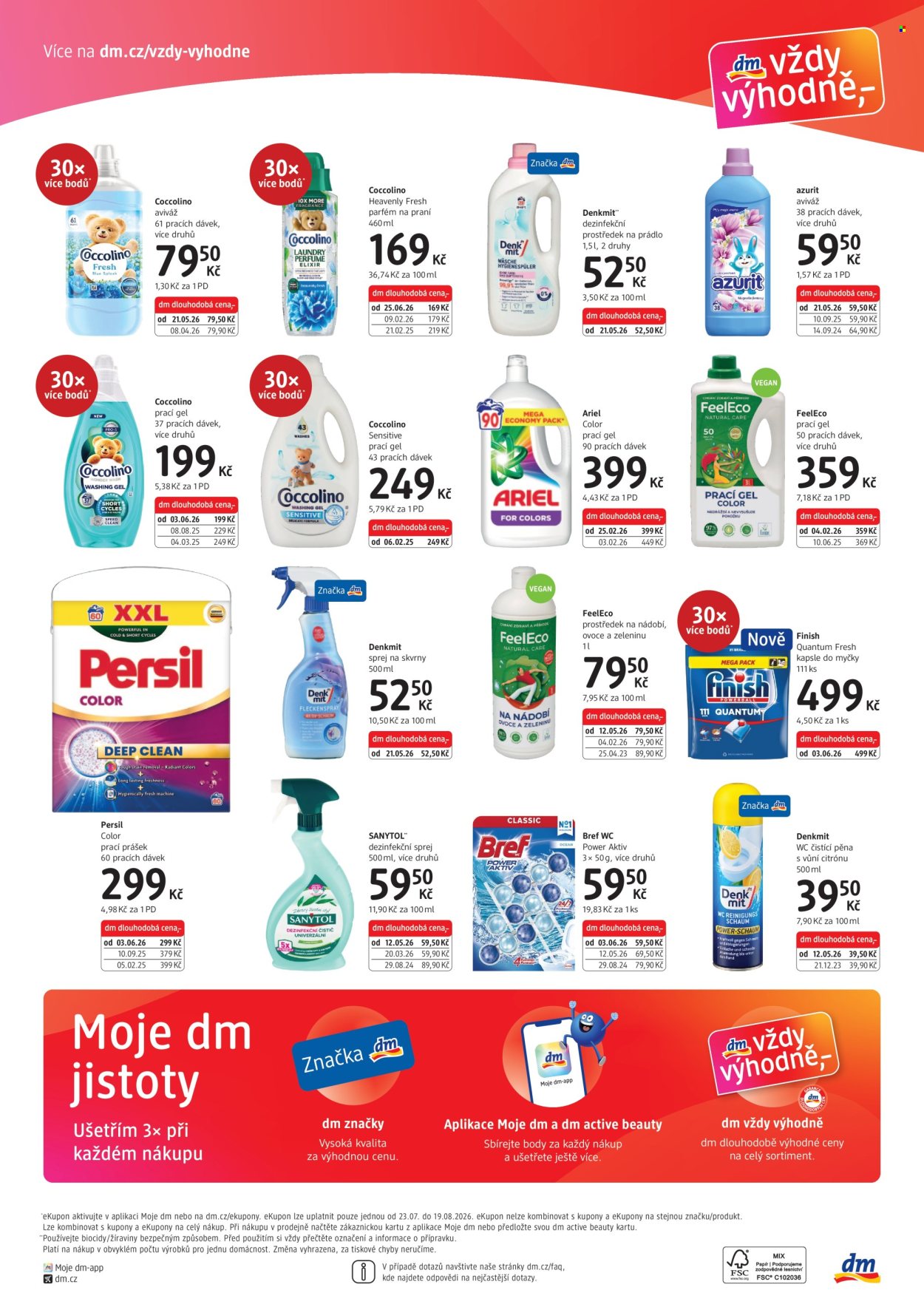 Leták dm drogerie - 23.7.2026 - 19.8.2026. Strana 4