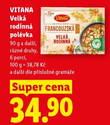 Vitana Velká rodinná polévka