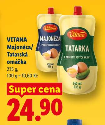 VITANA MAJONÉZA / TATARSKÁ OMÁČKA