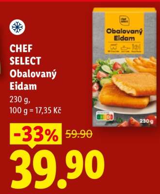 CHEF SELECT Obalovaný Eidam