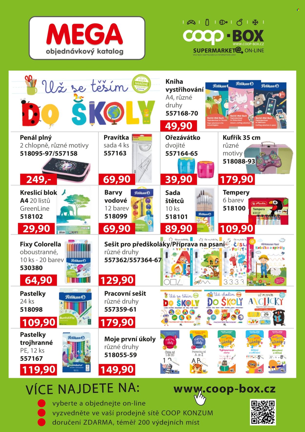 Leták Konzum. Strana 1