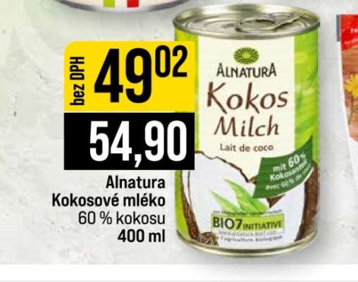 Alnatura Kokosové mléko