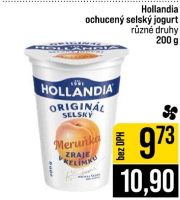 Hollandia ochucený selský jogurt