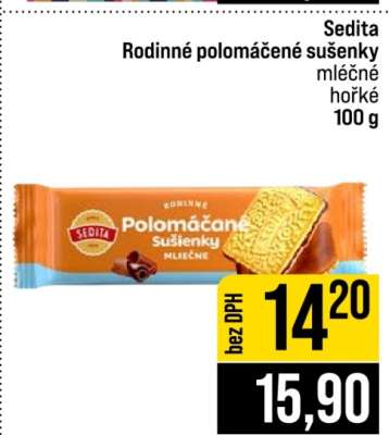 Sedita Rodinné polomáčené sušenky