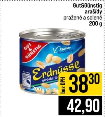 Gut&Günstig arašídy