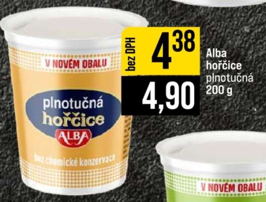 ALBA Hořčice plnotučná