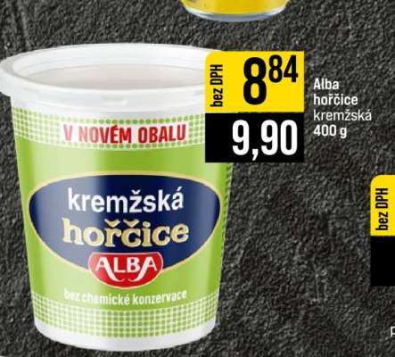 Alba hořčice kremžská