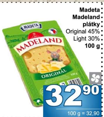 Madeta Madeland plátky