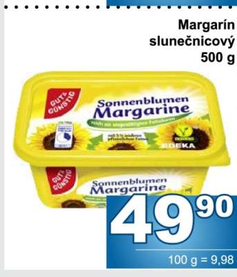 Margarín slunečnicový