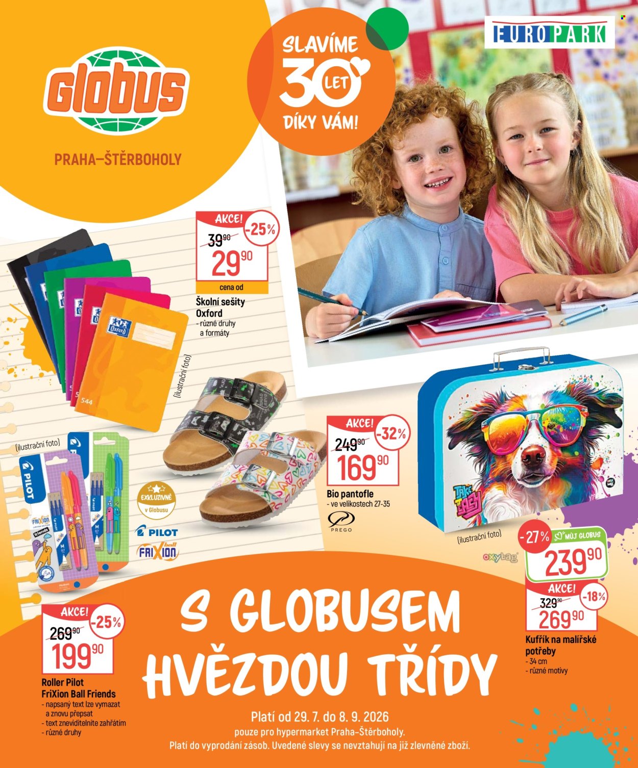 Leták Globus - 29.7.2026 - 8.9.2026. Strana 1