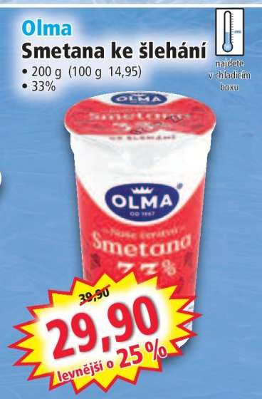 Olma Smetana ke šlehání