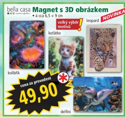 Magnet s 3D obrázkem
