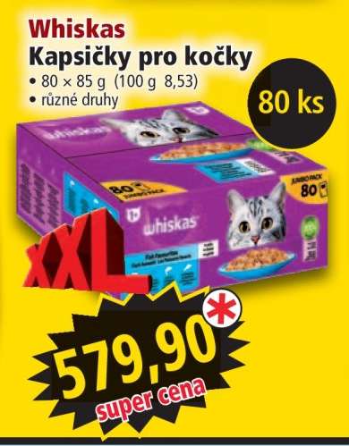 Whiskas kapsičky pro kočky