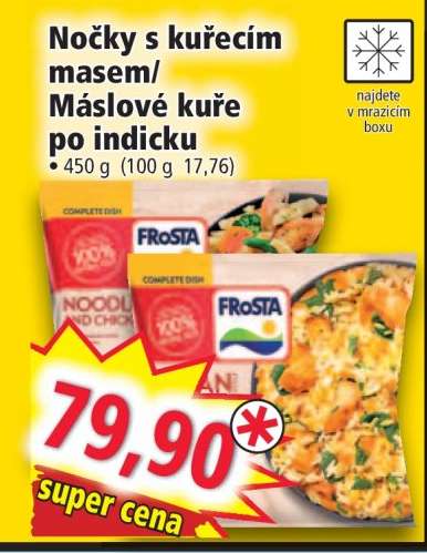 Nočky s kuřecím masem/Máslové kuře po indicku