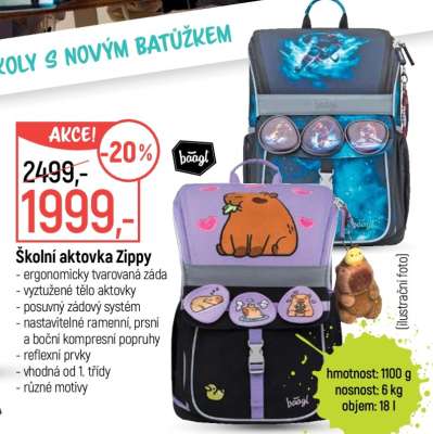 ŠKOLNÍ AKTOVKA ZIPPY