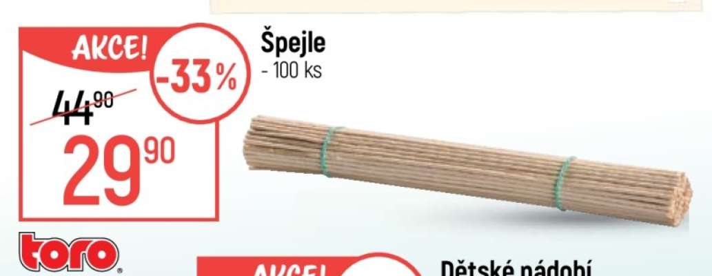 Špejle - 100 ks
