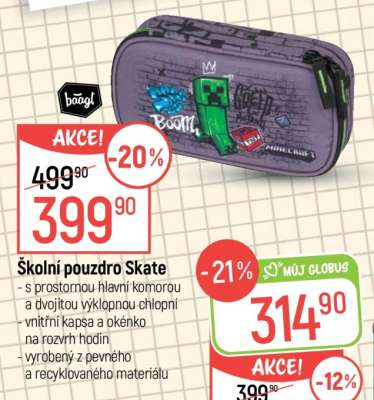 Školní pouzdro Skate