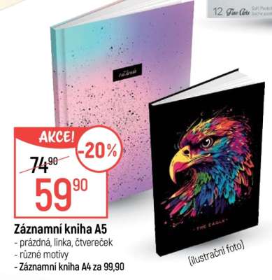 Záznamní kniha A5