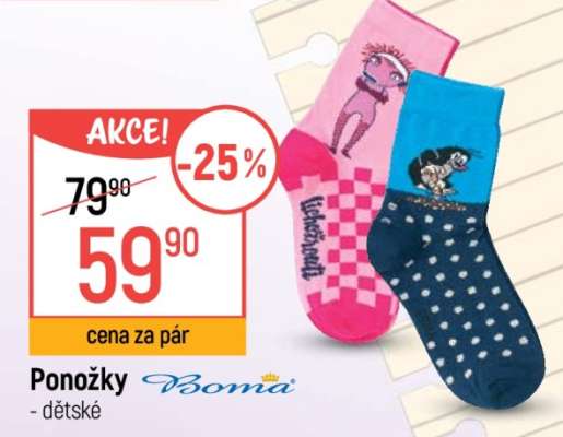 Ponožky Boma - dětské