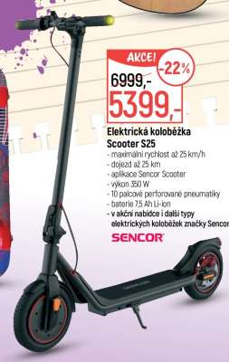Elektrická koloběžka Scooter S25
