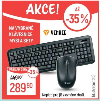 Yenkee klávesnice a myš