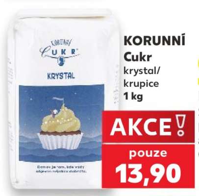KORUNNÍ Cukr krystal/krupice 1 kg
