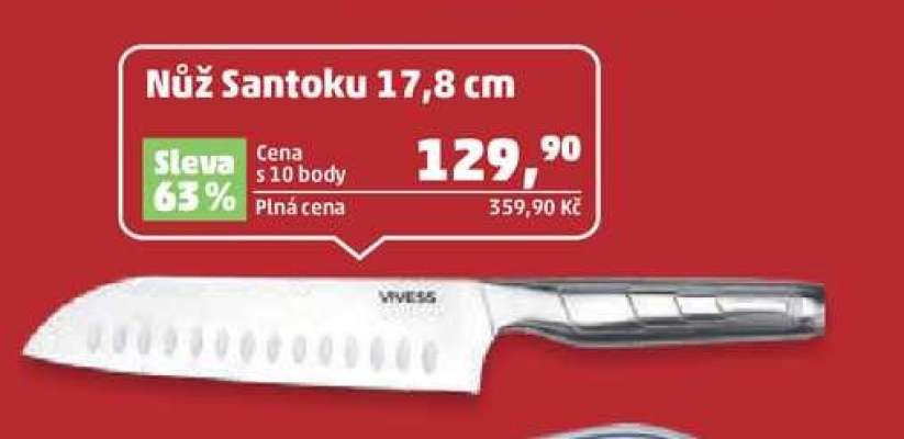 Nůž Santoku 17,8 cm