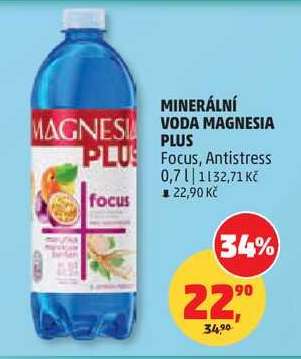 MINERÁLNÍ VODA MAGNESIA PLUS*
