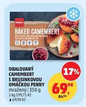 Obalovaný Camembert s brusinkovou omáčkou PENNY