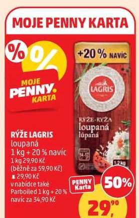 RÝŽE LAGRIS loupaná