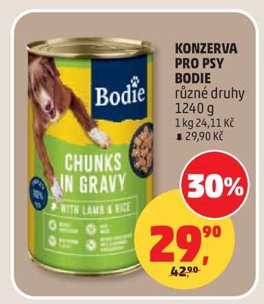 KONZERVA PRO PSY BODIE